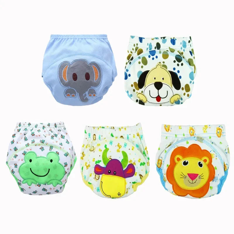 5pc/ Lot Baby Diapers Children Reusable Underwear Breathable for 6-16kg