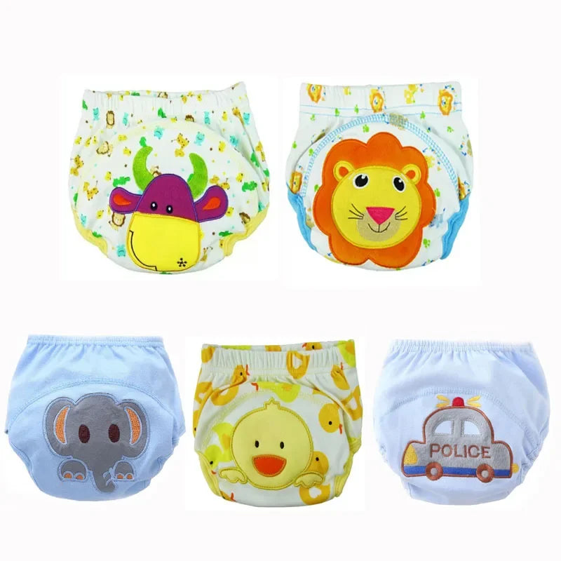 5pc/ Lot Baby Diapers Children Reusable Underwear Breathable for 6-16kg
