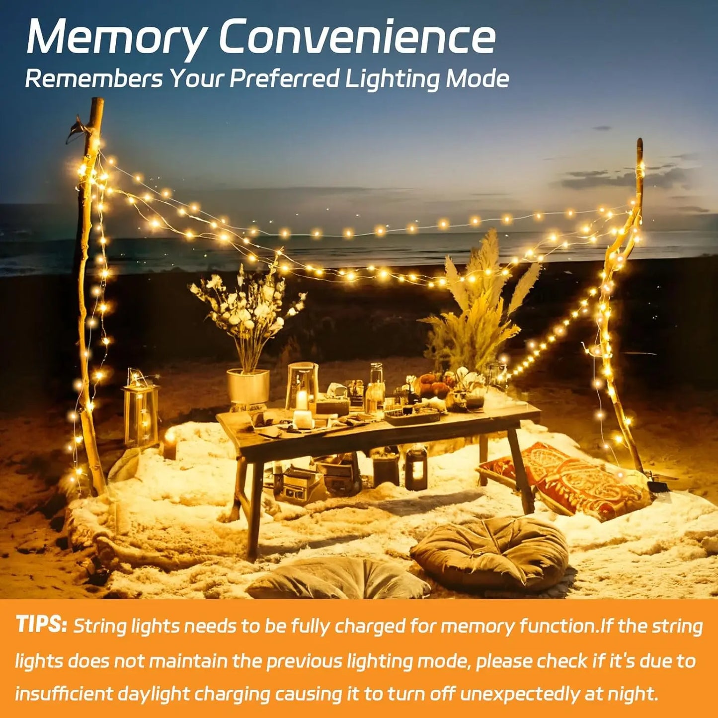 4Pack 400 LED Solar Light Outdoor Lamp String Lights For Holiday Christmas Party Waterproof Fairy Lights Garden Garland Copper.